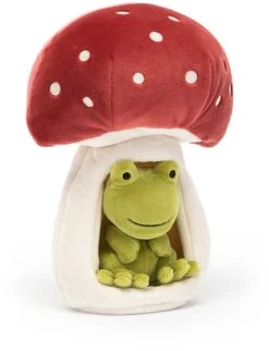 Jellycat Knuffel Forest Fauna Kikker - 9x11x21cm -Jellycat Verkoop jellycat knuffel forest fauna kikker 9x11x21cm 3